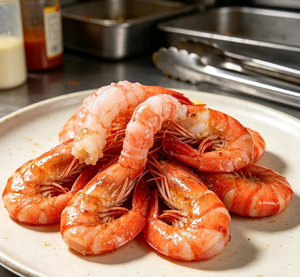 Glossy grilled pieces with a warm charred edge